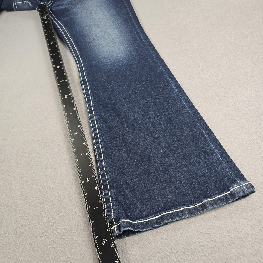 Miss Me Jeans Womens 32x32 Dark Wash Mid Rise Bootcut Embroidered Western NWT - Picture 12 of 15